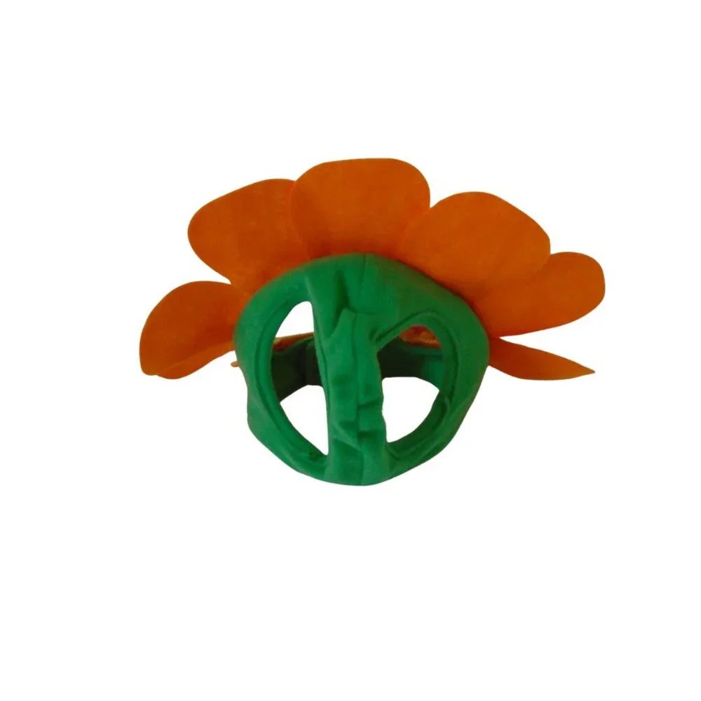 Sunflower head piece costume for cat or small dog - Halloween - NEW